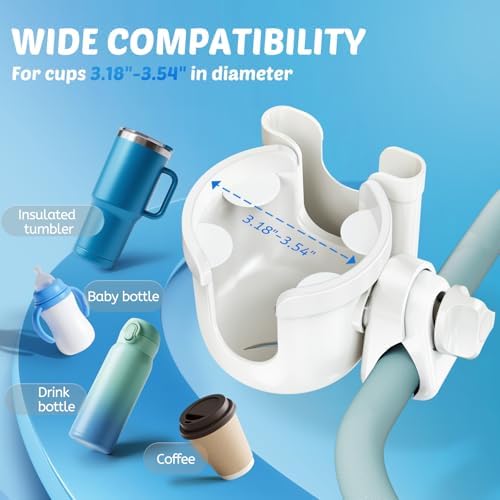 Guiseapue 2-in-1 Stroller Cup Holder Phone Holder, Baby Essentials - Image 4