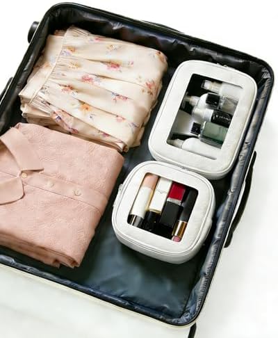 Clear Makeup Bag for Women, Waterproof Travel Clear Makeup Pouch Small Toiletry - Image 6