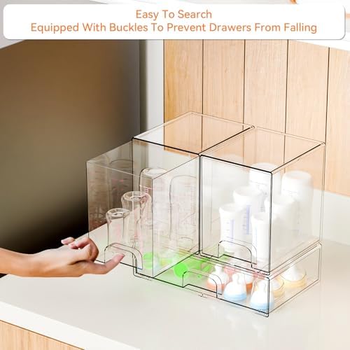 Yieach 3 Set Clear Baby Bottle Organizer - Image 4
