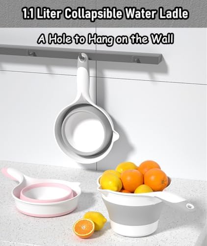 Collapsible Water Ladle Plastic Folding Dipper - Image 2