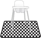 BapronBaby Black Checkerboard Waterproof Splash Mat Catch All Floor Cover - Image 3