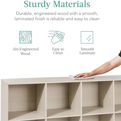 Best Choice Products 8-Cube Storage Organizer, 13.5in Shelf Opening, Display - Image 6