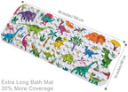 Bathtub Mat Non Slip, 40x16 inch Bath and Shower Safety Mats, Cute Cartoon - Image 2