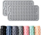 2 Pack Caketime Silicone Dish Drying Mat by CAKETIME
