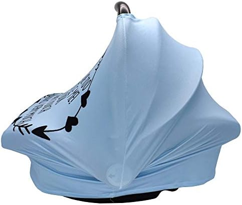 Metplus Baby Car Seat Cover, No Touch Sign Carseat Canopy & Nursing Covers - Image 2