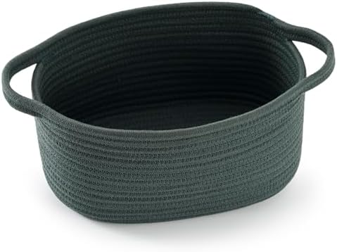 Happyiren Cute Woven Storage Basket – Hunter Green Empty Gift Burr Basket by Unknown