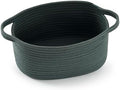 Happyiren Cute Woven Storage Basket – Hunter Green Empty Gift Burr Basket by Unknown