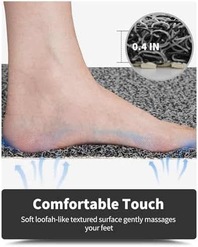 Non-Slip Bathtub Mat, 17x 30 Inch, Shower Mats - Image 3