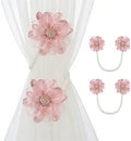 AULEEP Flower Curtain Holdbacks Tiebacks by AULEEP