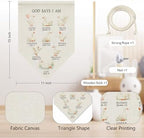 KYTWSFWS Christian God Says I Am Goose Wall Art Pennant Flag, Goose Nursery - Image 6