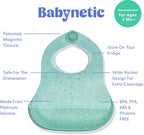 Magnetic Silicone Baby Bib – Waterproof, Dishwasher Safe, BPA Free Food-Grade - Image 3