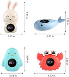 Bath Thermometer, Digital Tube Floating Thermometer, Temp Warning Water - Image 7
