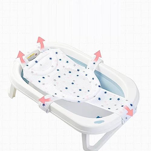Adjustable Baby Bath Seat Support Net Newborn Baby Anti Slip Bathtub Support - Image 2