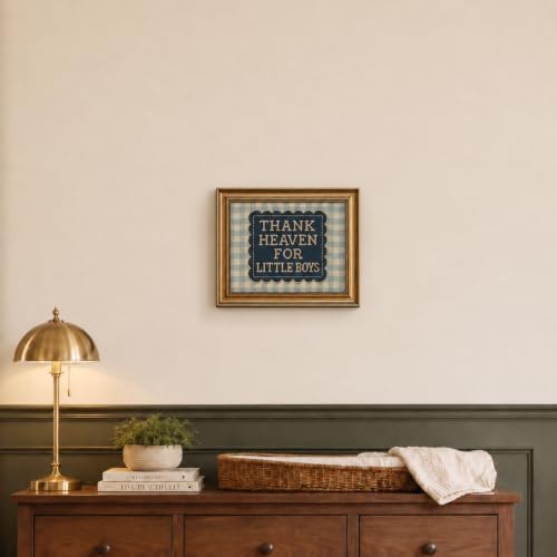 Vintage Gold Framed Vintage Nursery Wall Art Baby Boy Nursery Wall Art - Image 3