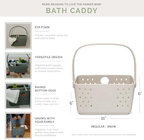 Parker Baby Co. Quick-Dry Bath Caddy Organizer - Image 4