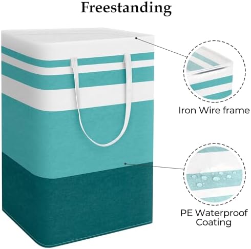 StorageRight Laundry Basket Hamper, 75L Collapsible Clothes Storage - Image 3