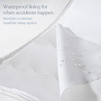 HALO Breathable Crib Mattress Cover – Quilted Mesh, Waterproof, Universal Fit - Image 5