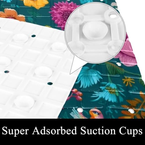 Non Slip Shower Mat Bathtub Mat 15.1x26.8 Inch, Quick Dry Bath Mat - Image 3