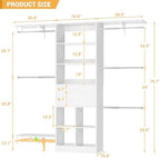 5FT Small Closet System, Baby Closet Organizer System - Image 3