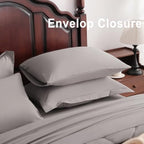 NTBAY King Microfiber Bed in a Bag, Comforter Set 7 Piece, Smoke Grey - Image 5