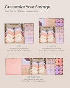 SONGMICS Drawer Organizers, Foldable Fabric Storage Boxes - Image 5