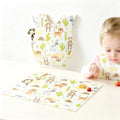 30/60pcs Baby Disposable Bibs-Individually Packaged, Leak Proof and Convenient by AIQIAOXIN
