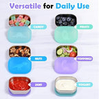 Tanjiae 4×8oz Small Stainless Steel Snack Containers - Image 5