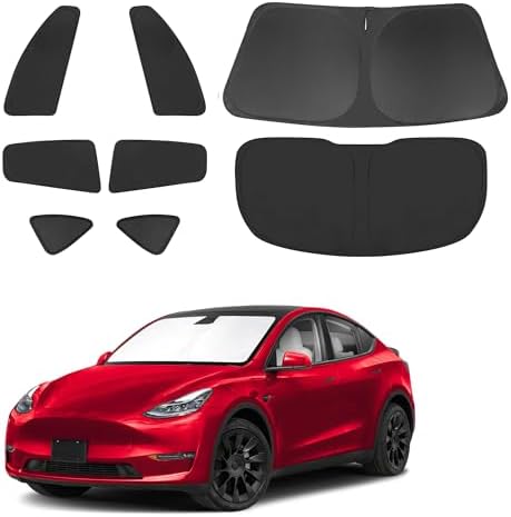 TINGLU Window Shades for Tesla Model Y Juniper 2025 2026 Accessories Car Side by TINGLU
