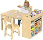 GDLF Kids Art Table and 2 Chairs - Image 3