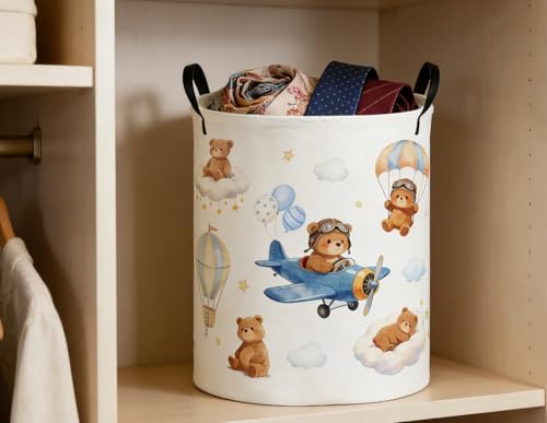 Kids Laundry Basket Bear Hamper - Image 6