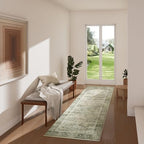 Hallway Runner Rug Non Slip: 2'6"x8' Washable Kitchen Rugs Carpet Runner - Image 3