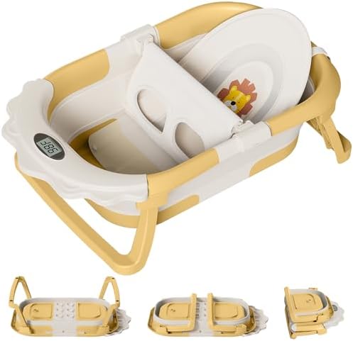TPN Collapsible Baby Bathtub for Infants to Toddler by TPN