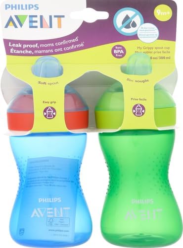 Philips Avent My Grippy Spout Sippy Cup, Soft Spout, 10 oz - Image 2