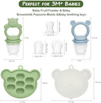 Baby Breastmilk Popsicle Molds & Baby Fruit Feeder, WAJIAYON Infant Food - Image 7