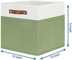 Temary 13 Inch Cube Storage Bin 4 Pack Fabric Storage Cubes Fabric Storage Bin - Image 7