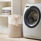 YOUDENOVA Cotton Rope Laundry Hamper Basket, 72L Blanket Basket - Image 5