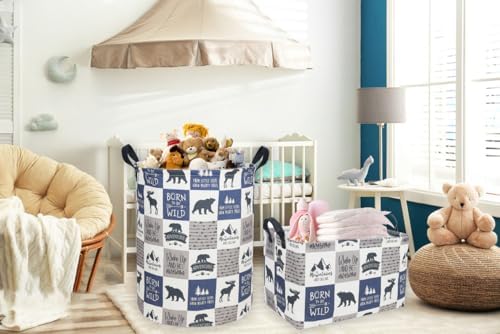 Kids Laundry Hamper, Animal Laundry Basket Collapsible Nordic Style Storage - Image 5