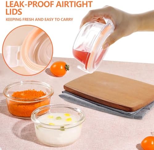 Luvan 7oz Glass Baby Food Containers, 12 Pack - Image 3
