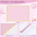 Foldtier 150 Pcs Disposable Paper Placemats Bulk 10"x14" - Image 2