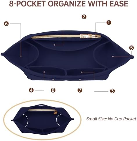OPPOSHE Purse Organizer Insert for Longchamp Le Pliage, Premium Felt Long Champ - Image 4