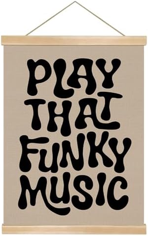 You found a duck Play That Funky Music Wall Art Decor, Retro 70s Groovy by You+found+a+duck