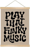 You found a duck Play That Funky Music Wall Art Decor, Retro 70s Groovy by You+found+a+duck