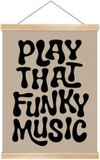 You found a duck Play That Funky Music Wall Art Decor, Retro 70s Groovy by You+found+a+duck