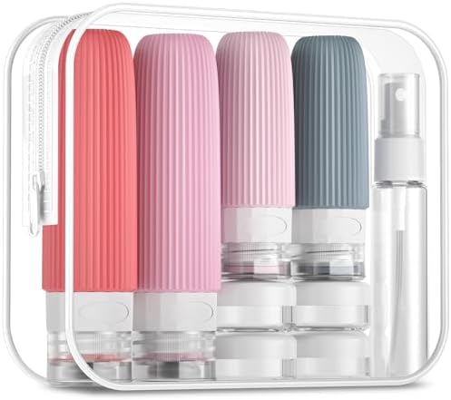 Mrsdry 16 Pack Travel Bottles Set, TSA Approved Leak Proof Silicone Squeezable by Mrsdry