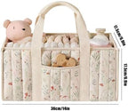 Woodland Diaper Caddy Organizer Stylish Nursery Storage Basket - Image 7