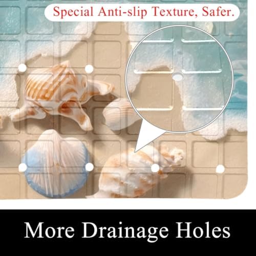 Baby Bath Mat Non Slip 26.8"x15.1" Bathtub Mat - Image 2