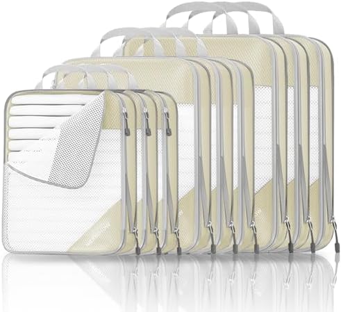 9 Set Compression Packing Cubes by NICOSHOW