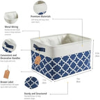 DECOMOMO Storage Bins, Large Fabric Storage Baskets - Image 4