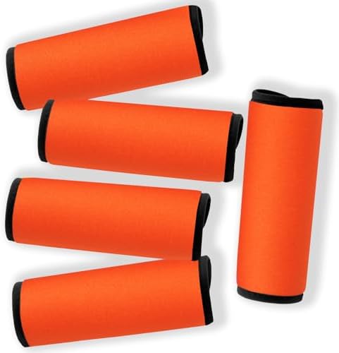 Neoprene Luggage Handle Wraps for Traveling Bright Color Luggage by GOWRAPS