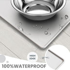 WePet Non-Slip Waterproof Pet Feeding Mat, 20x12 Inch - Image 4
